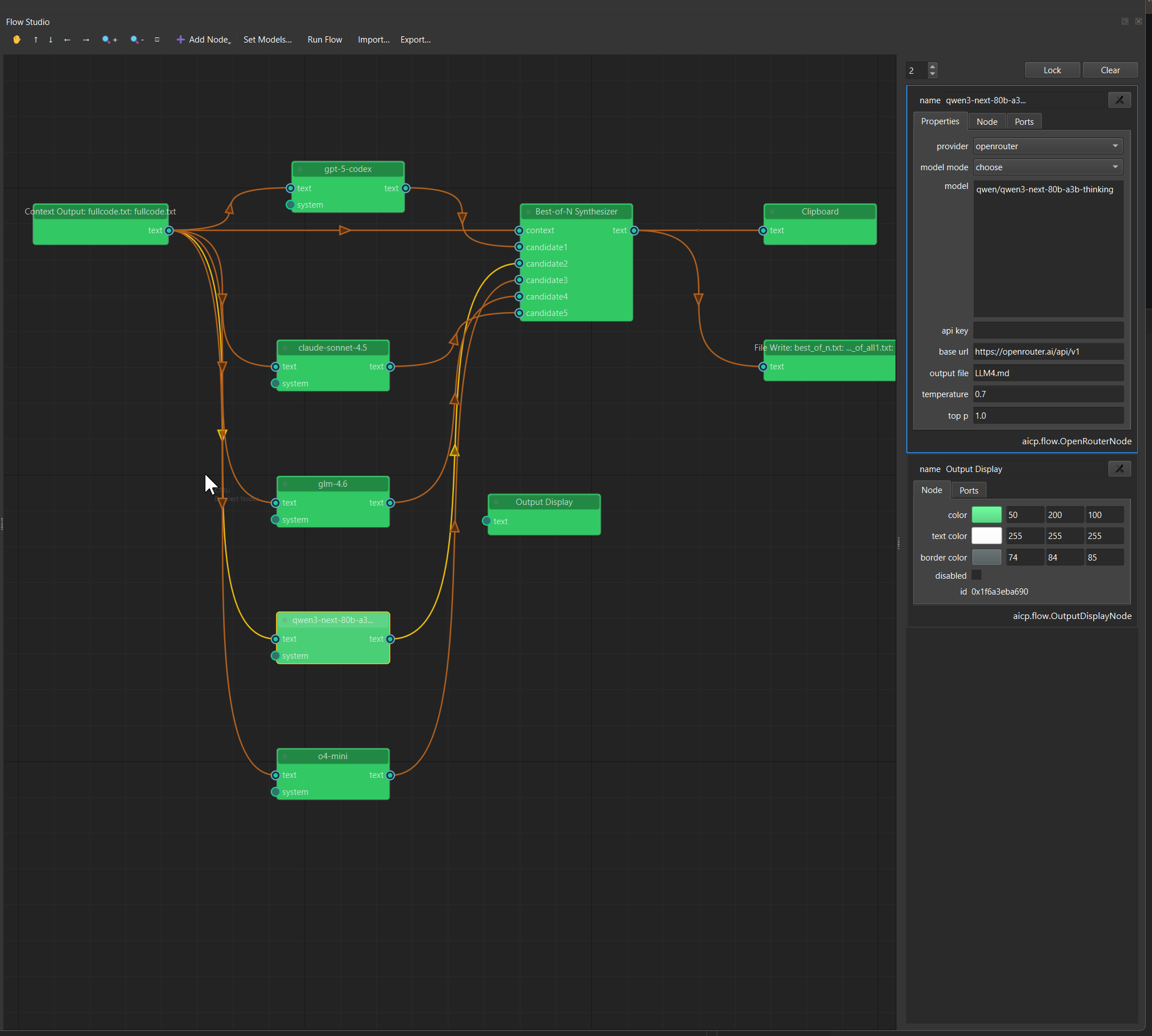 Flow Studio Interface